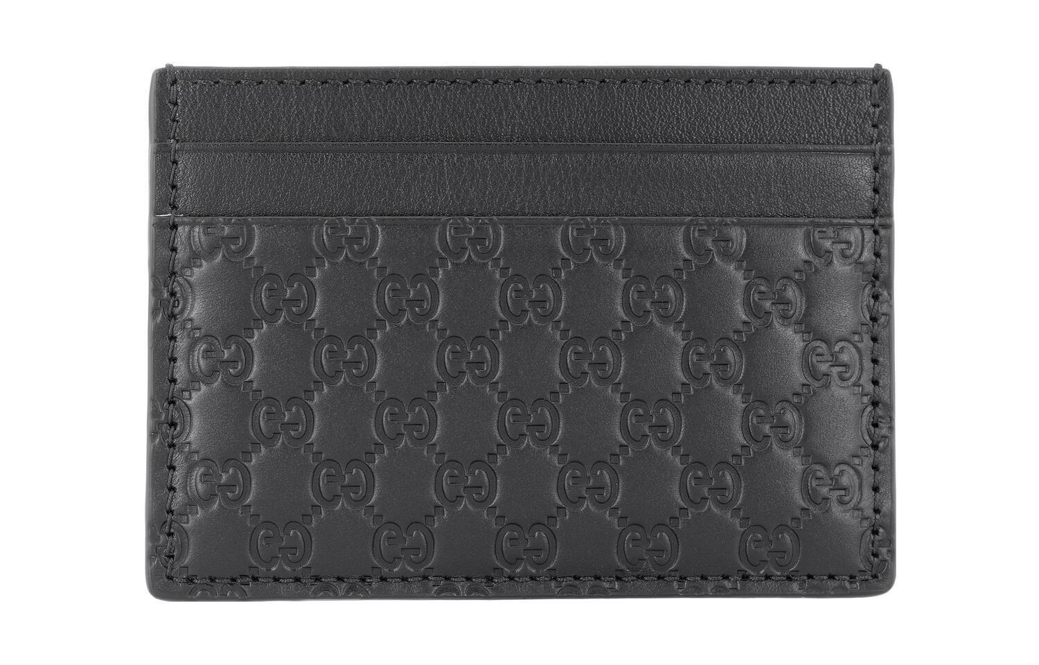

Кожаная кардхолдер для мужчин черный GUCCI
