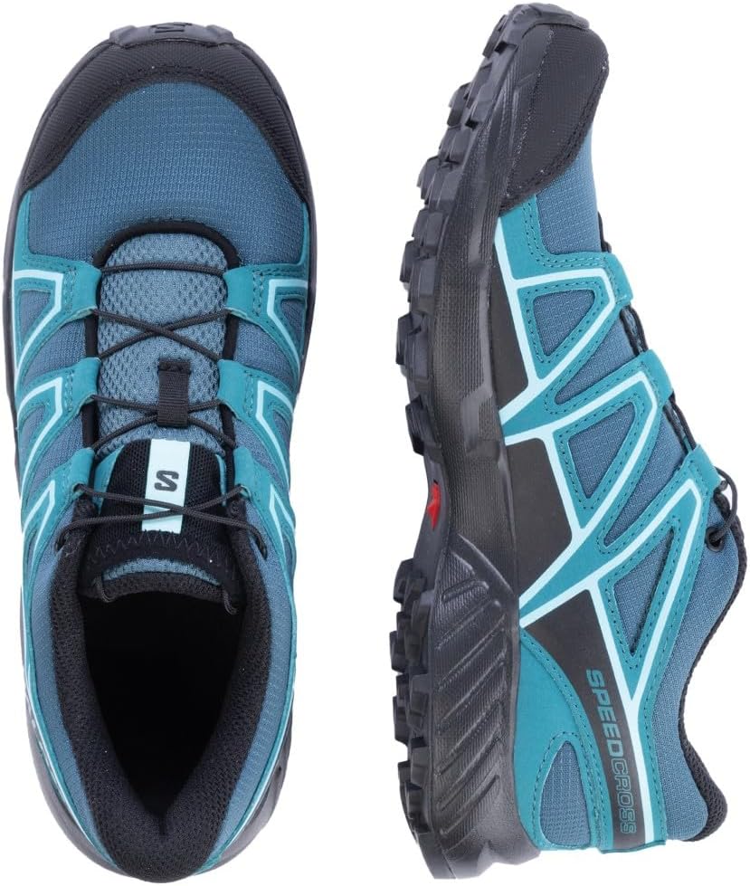 Кроссовки для трейл-раннинга Salomon Kids Speedcross J для детей и подростков, черный/синий — фото 4