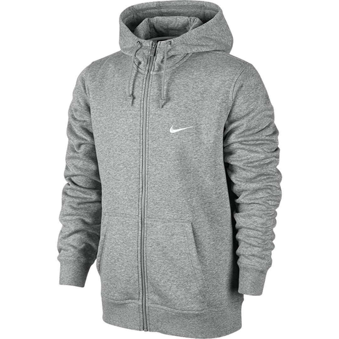 

Толстовка на молнии с логотипом swoosh he Nike, серый