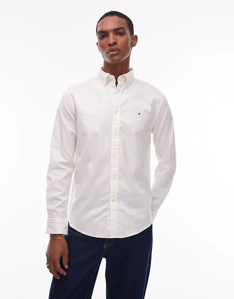 

Рубашка фланелевая Tommy Hilfiger белого цвета