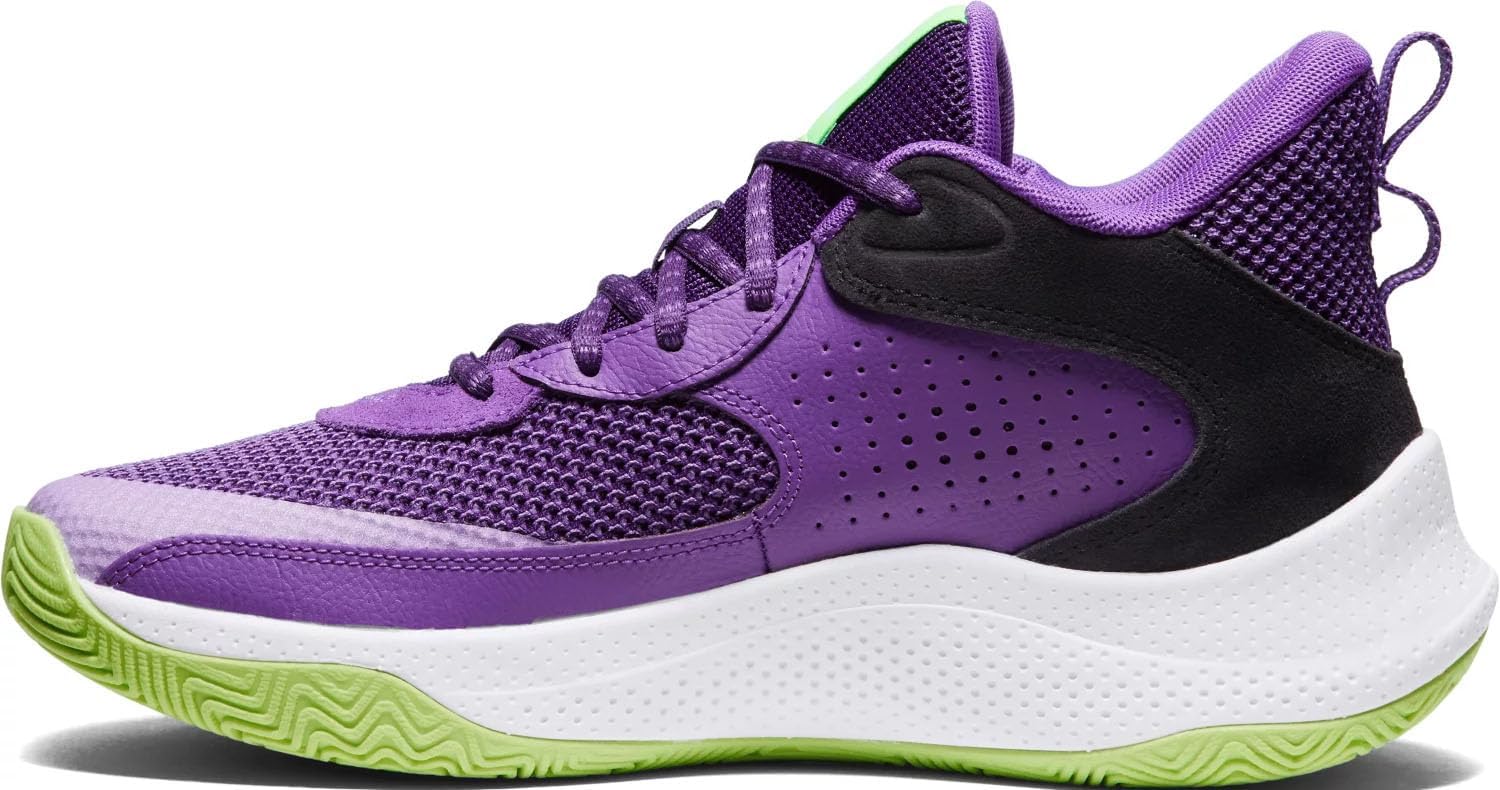 

Кроссовки Under Armour Unisex-Adult Curry 3z Suede, (501) Lavish/Purple/Hyper Green/2024