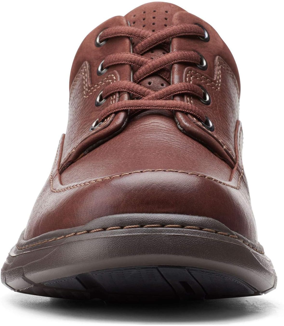 Кожаные туфли Clarks Un Brawley с шнуровкой, Mahogany Tumbled Leather — фото 4