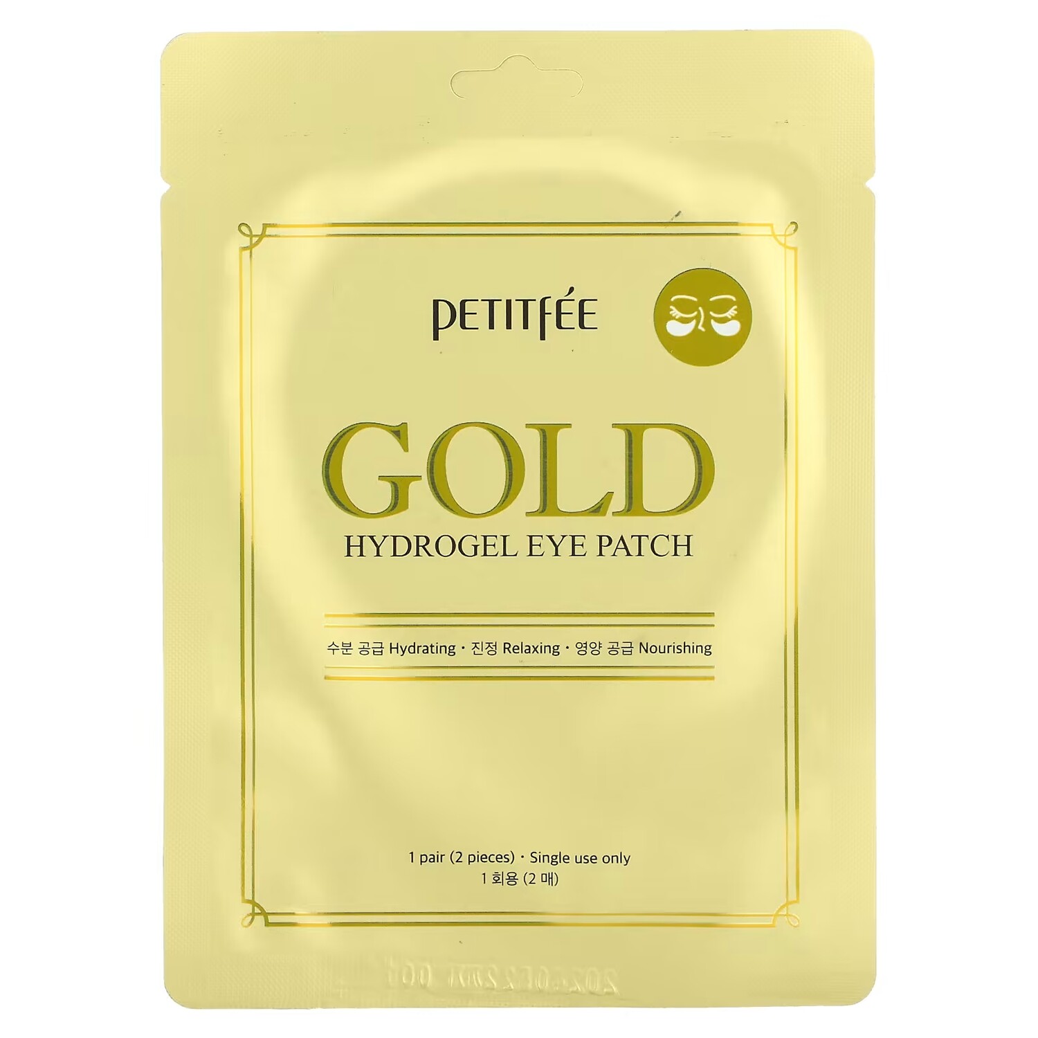 

Petitfee Gold Гидрогелевые патчи для глаз 1 пара