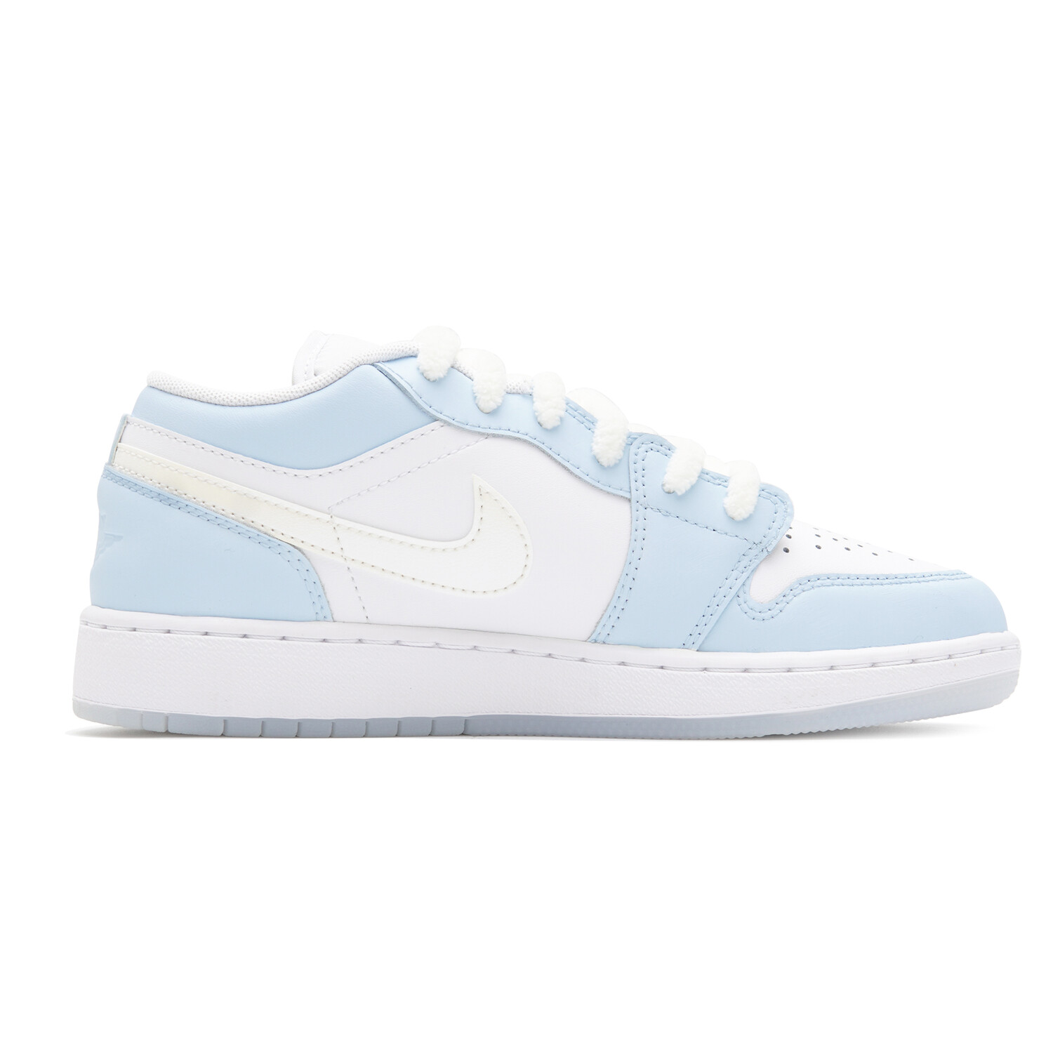 

Кроссовки Air JORDAN 1 Vintage Basketball Shoes Women's Low-Top White Blue