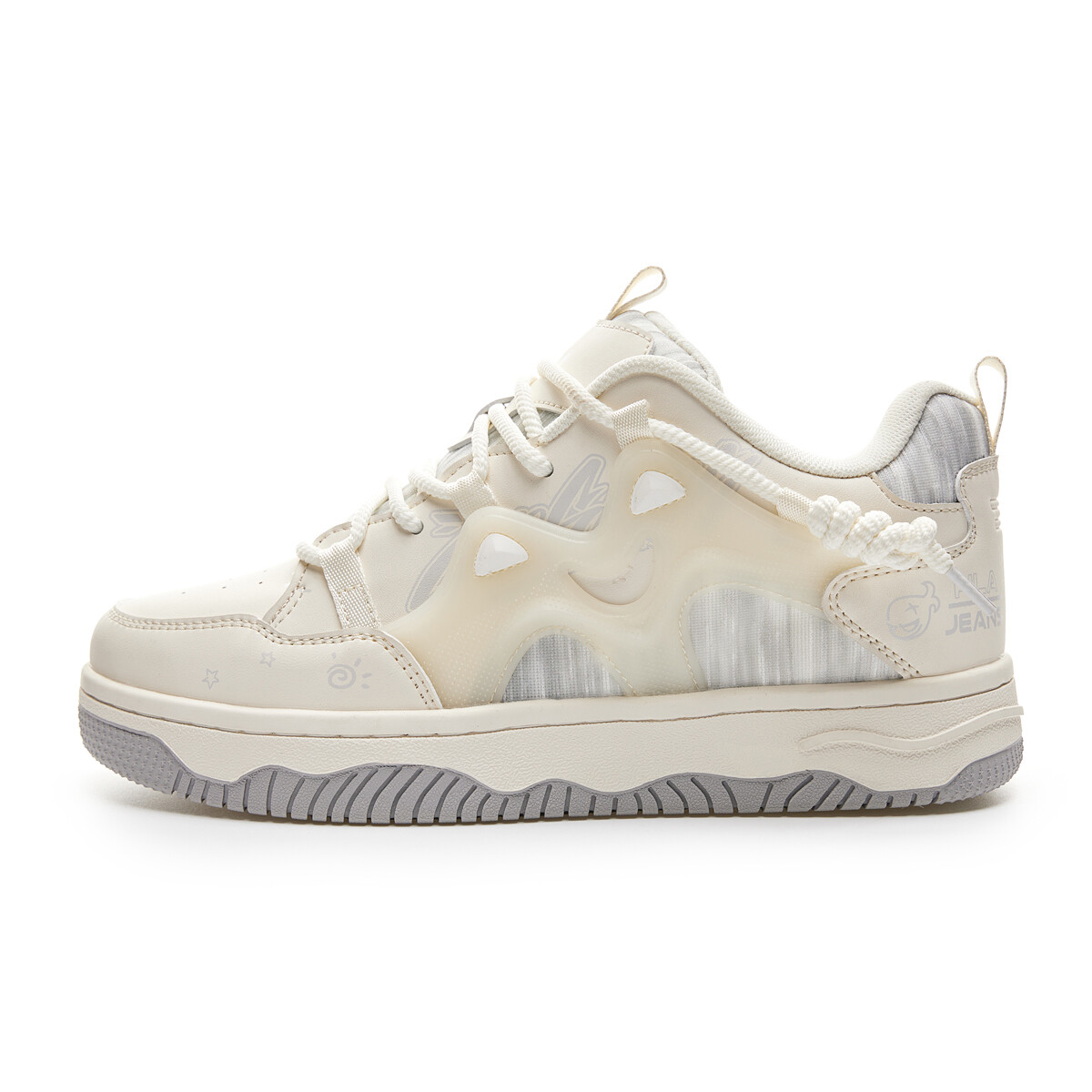 

Кроссовки HLA JEANS Lifestyle Shoes Unisex Low-top, серый/белый