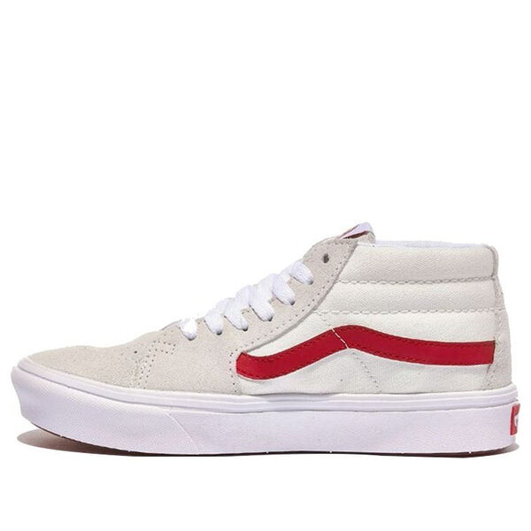 

Кроссовки sk8-mid beige/red Vans, бежевый