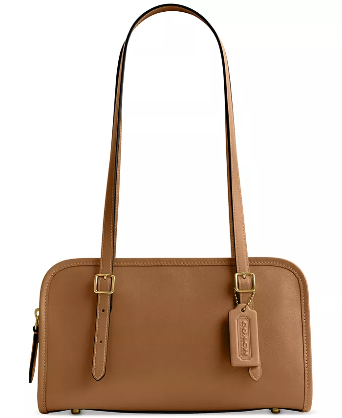 

Сумка через плечо Coach Originals Small с двойным ремнем из кожи, коричневый