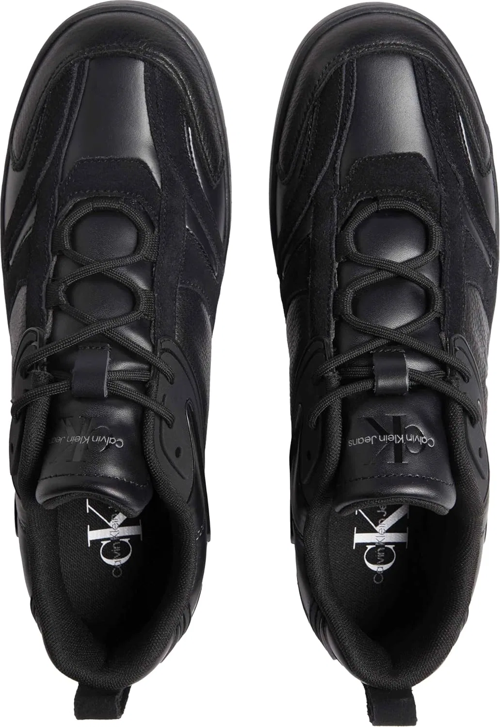 Кроссовки Calvin Klein Herren Cupsole Basket Hybrid Schuhe, Black Triple Black — фото 3