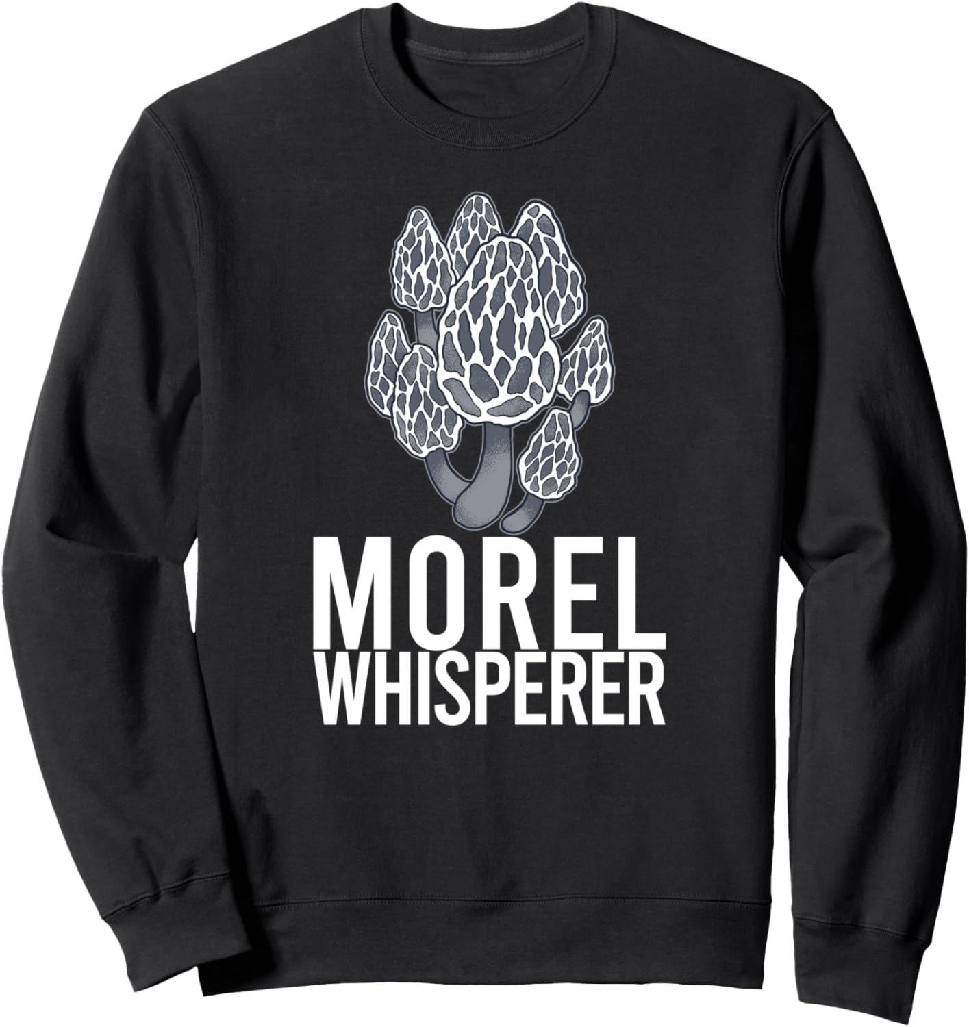 

Толстовка с мемом «Шептун грибов» Am A Fungi With Good Morels Mushroom Hunter Meme, черный