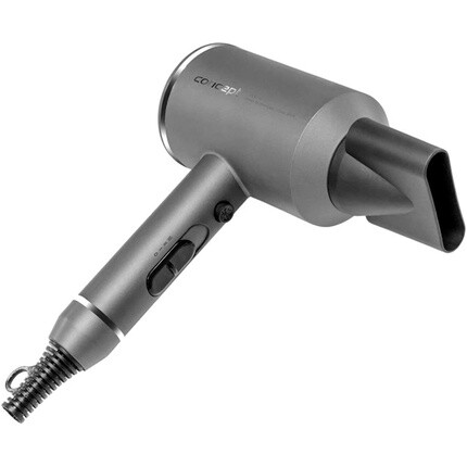 

Фен Titan Care Vv5750 с ионизатором, 3 режима температуры и 2 скорости воздушного потока, 1600 Вт, матовый серый, Concept