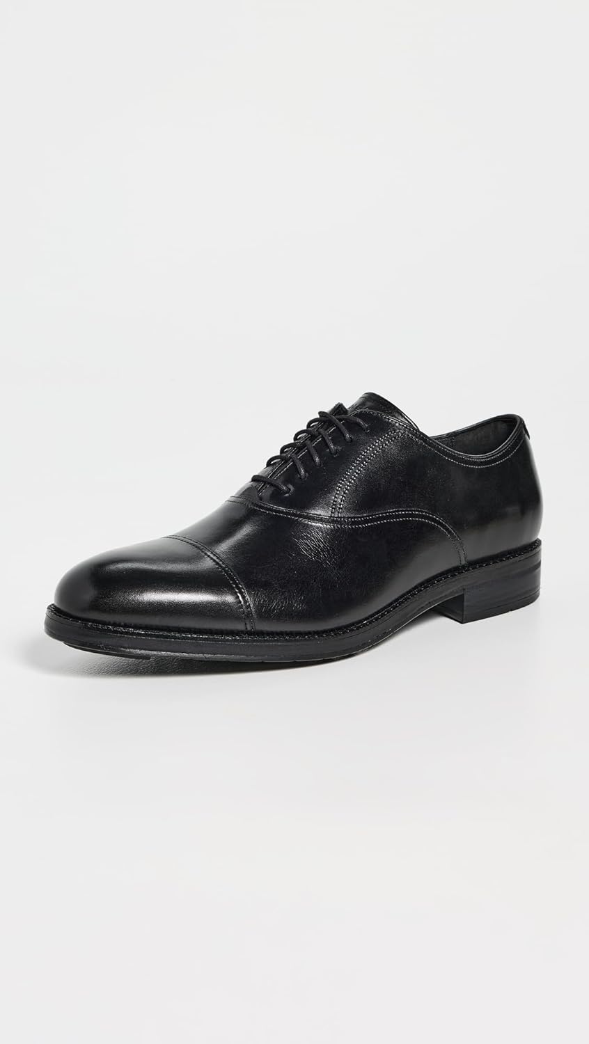 Мужские оксфорды Cole Haan Ledley Grand с цельнокожаным носком, черный — фото 2