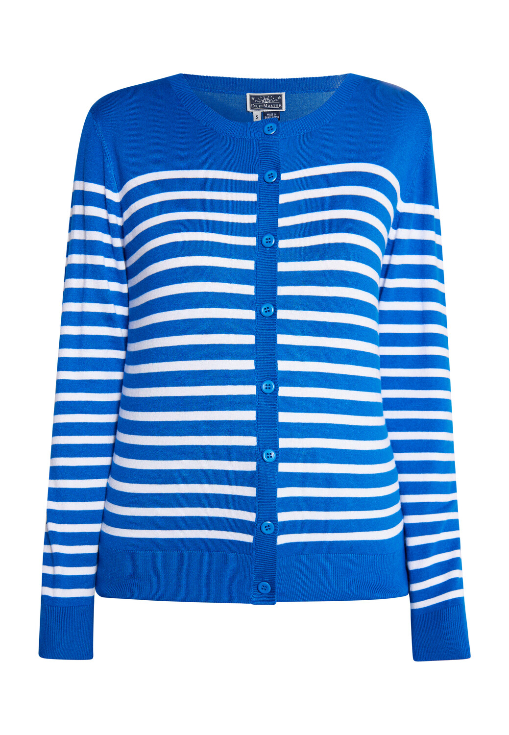 

Толстовка DreiMaster Strickjacke, цвет Königsblau Weiss