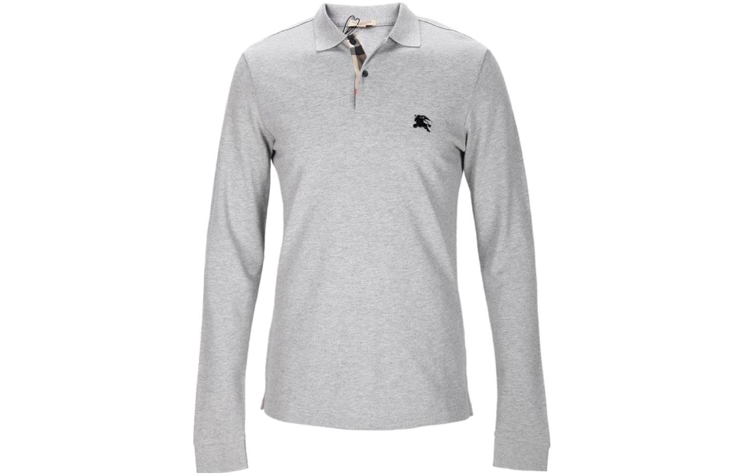 

Серая поло для мужчин Burberry, серый