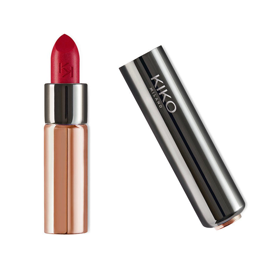 

KIKO Milano, Gossamer Emotion Creamy Lipstick, Кремовая помада 113 Pearly Tulip Red 3,5г
