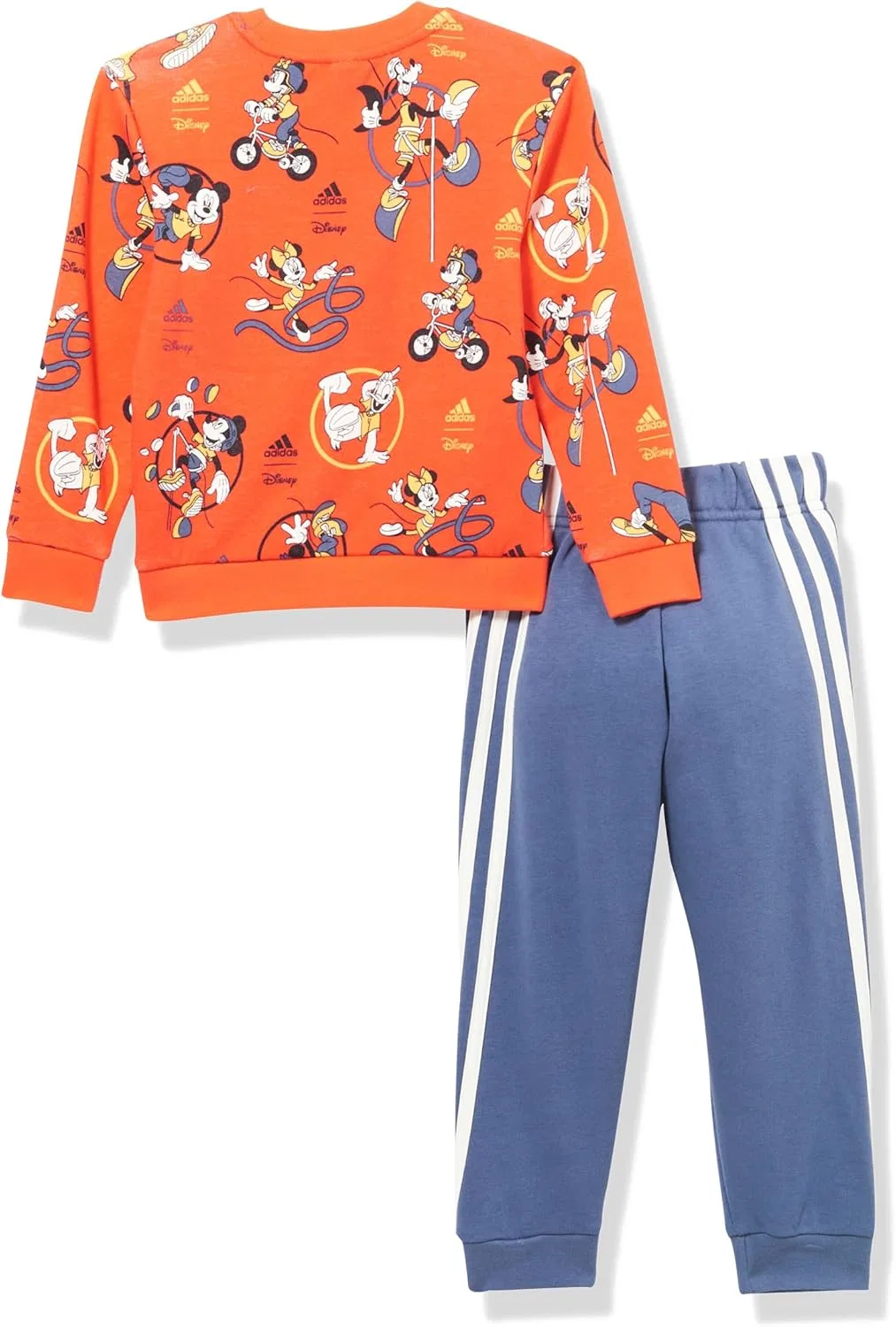 Детский спортивный костюм Adidas с изображением Микки Мауса от Disney, Bright Red/Multicolor — фото 3