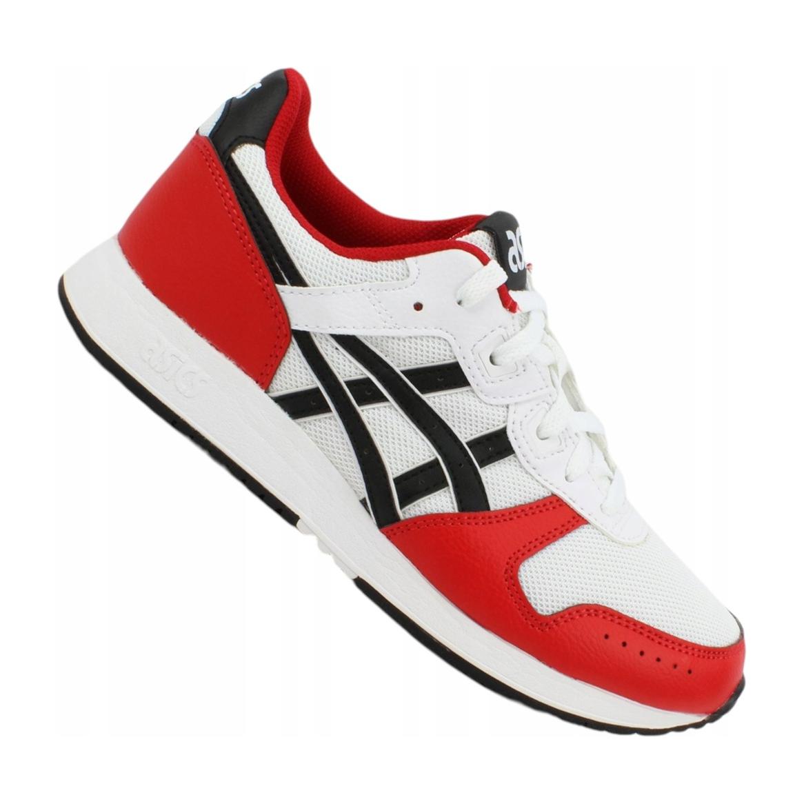 Детские кроссовки для скейтбординга Lyte Classic Low Top ASICS, черный/белый/красный — фото 2