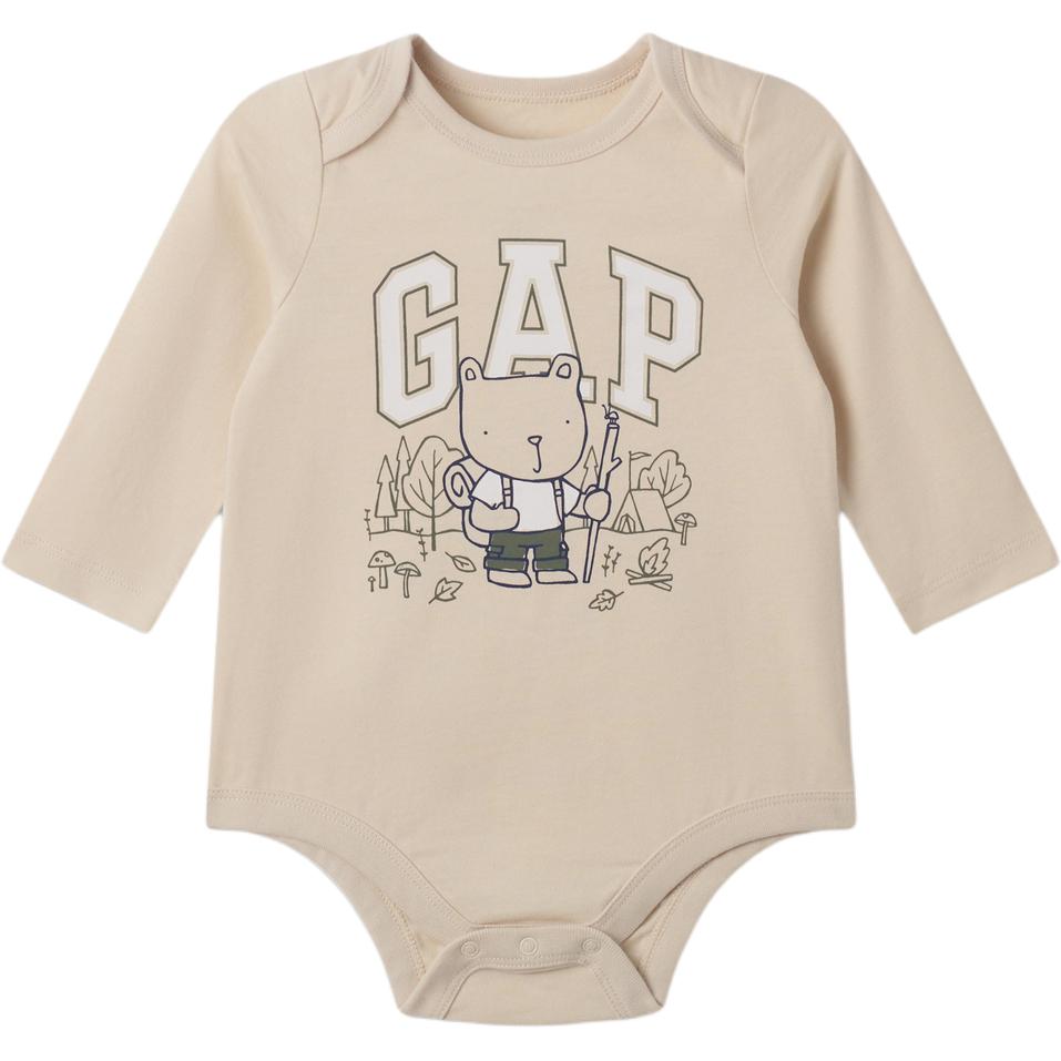 

Боди 2024 осень-зима для младенцев и малышей GAP, Apricot