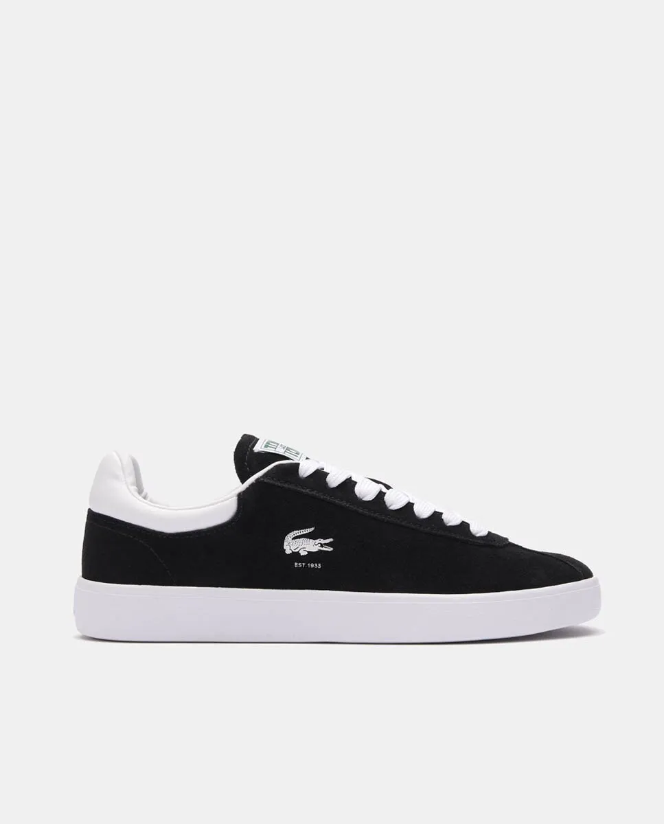 

Женские замшевые кроссовки Baseshot Lacoste, черный