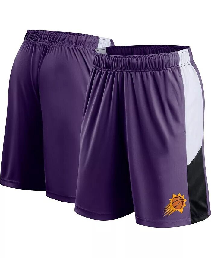 

Мужские фиолетовые шорты Phoenix Suns Champion Rush с цветными блоками Fanatics, фиолетовый