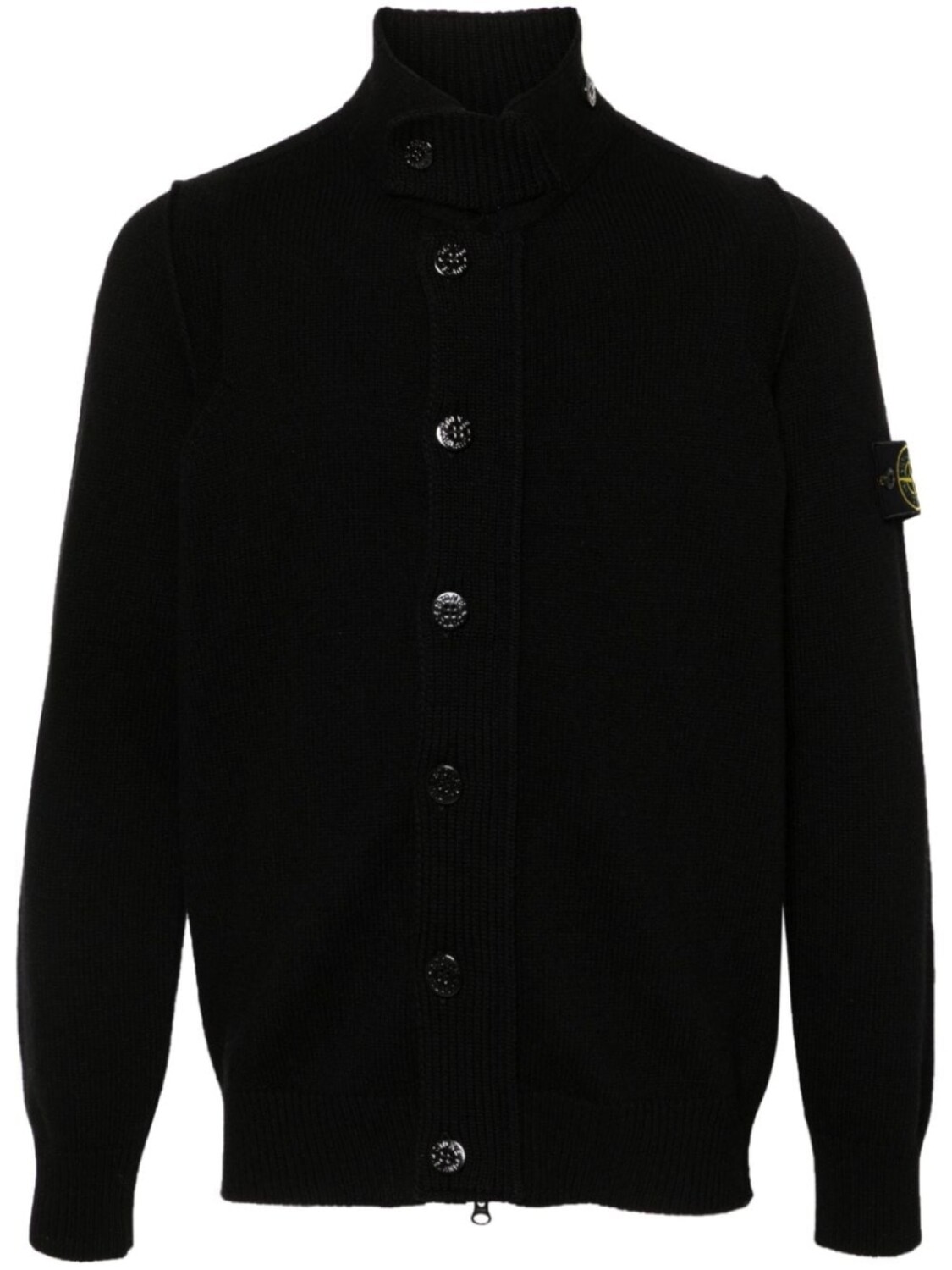 

Stone Island кардиган на пуговицах с изображением компаса, черный