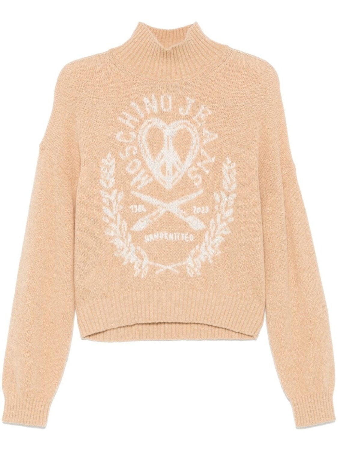 

MOSCHINO JEANS свитер с логотипом, нейтральный цвет