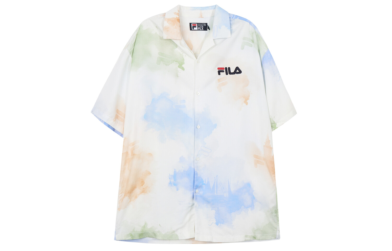 

Мужская рубашка ФИЛА FILA, цвет Allover Print