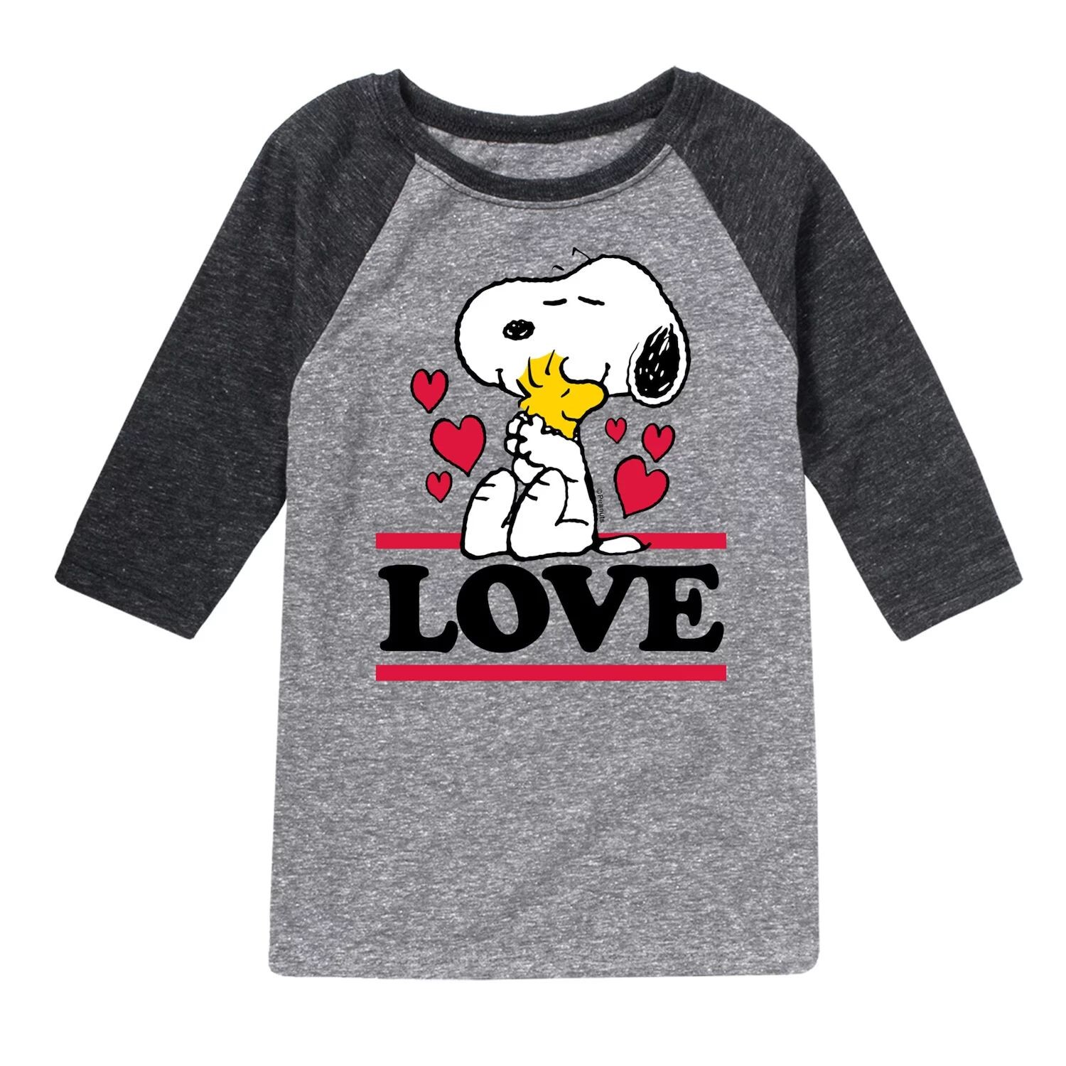 

Футболка Peanuts Snoopy Love Hug реглан для мальчиков 8–20 лет Licensed Character