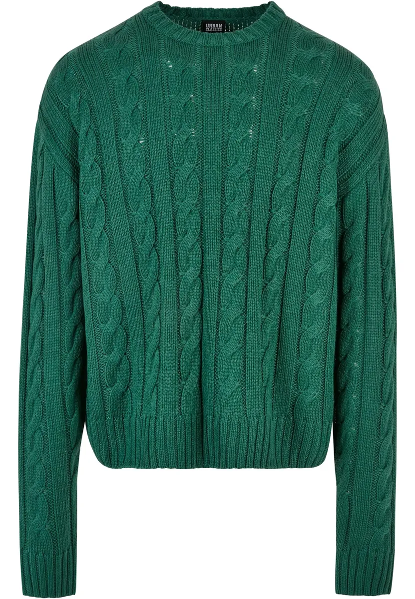 

Свитер с круглым вырезом URBAN CLASSICS " Urban Classics Men's Boxy Sweater", зеленый