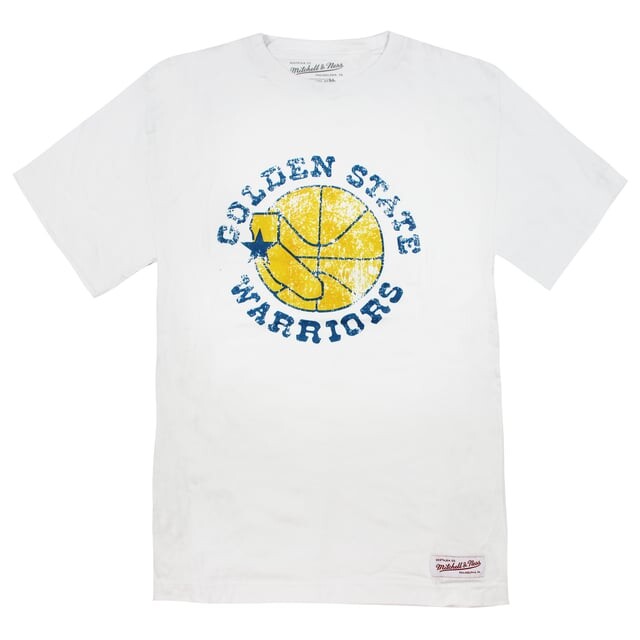 

Мужская футболка с логотипом Mitchell & Ness Golden State Warriors Mitchell And Ness, белый