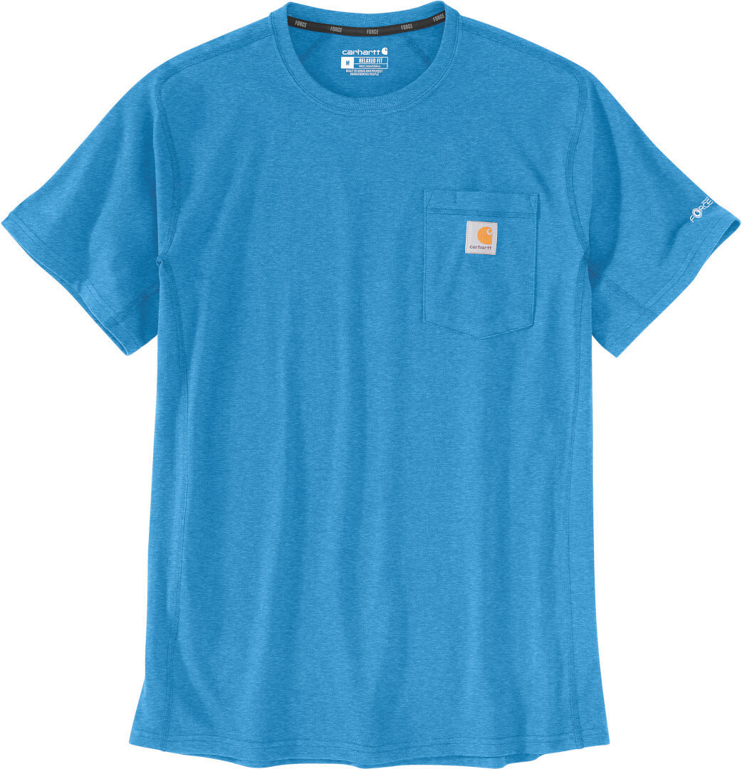

Футболка Carhartt Force Relaxed Fit Midweight Short Sleeve Pocket T-Shirt, синий