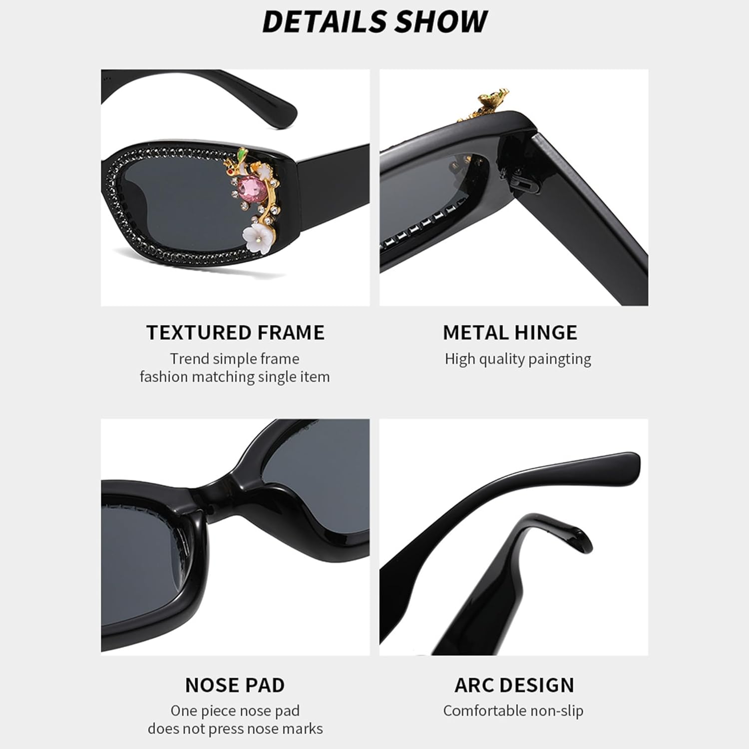 

bullabulling Ретро многоугольные солнцезащитные очки «кошачий глаз» с блестками и стразами, женские, с бриллиантовой кисточкой, мужские солнцезащитные очки с блестками, Leopard