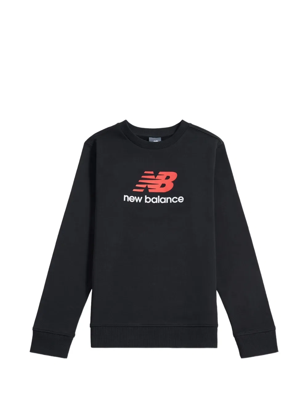 Толстовка с принтом логотипа New Balance Kids, черный