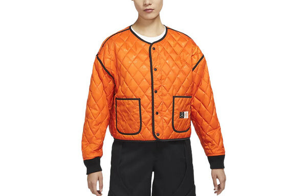 Куртка (WMNS) Air Jordan Chinese New Year Printing Ribbed Cuff Reversible Jacket Black, черный — фото 3