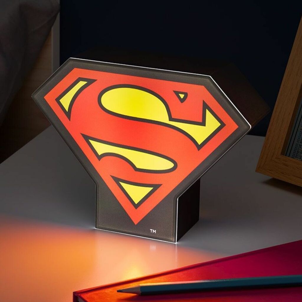 

Paladone Products Лампа DC Comics Логотип Супермена 13 см PP9864SM, красный