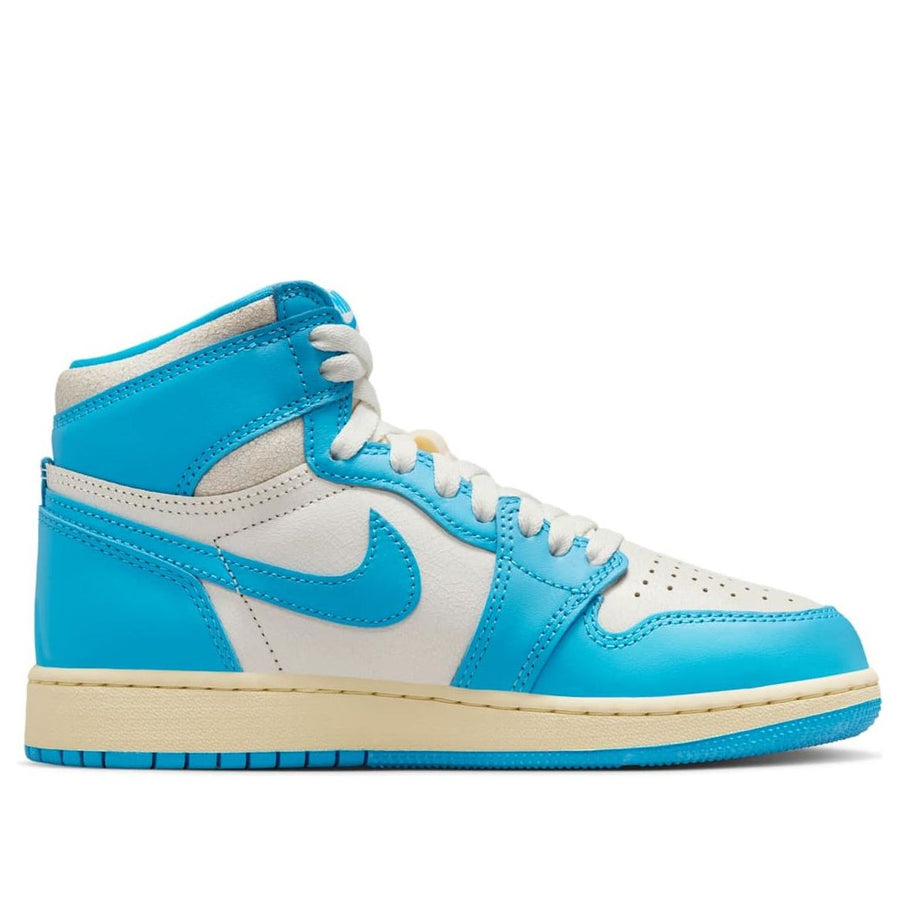Кроссовки (GS) Air Jordan 1 Retro High OG 'UNC Reimagined', синий — фото 2