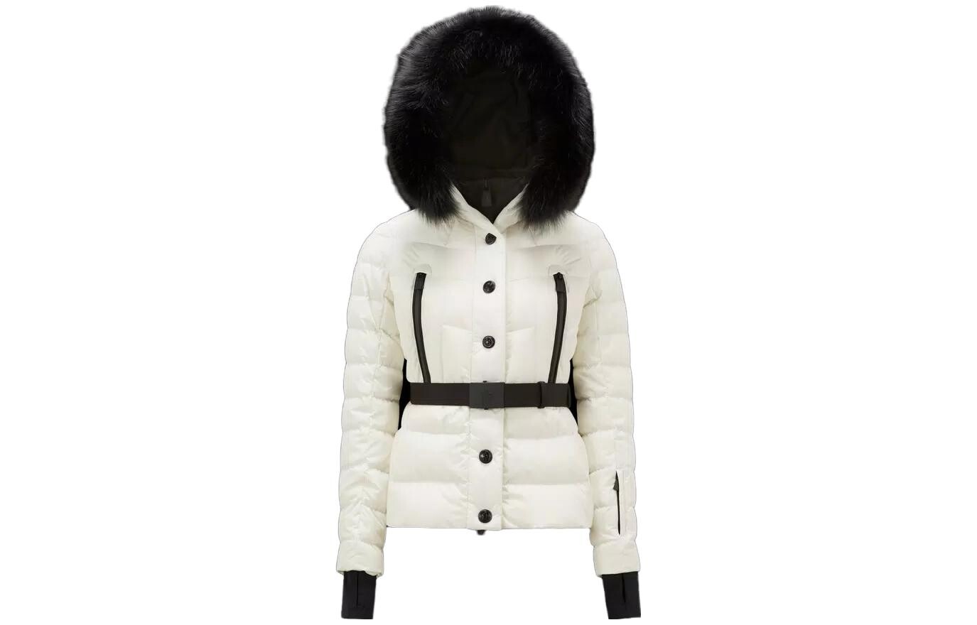 

Пуховик женский белый Moncler