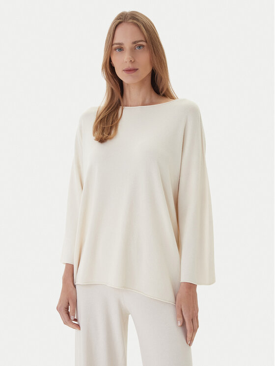 

Свитер regular fit 3M0801C Kontatto, экрю