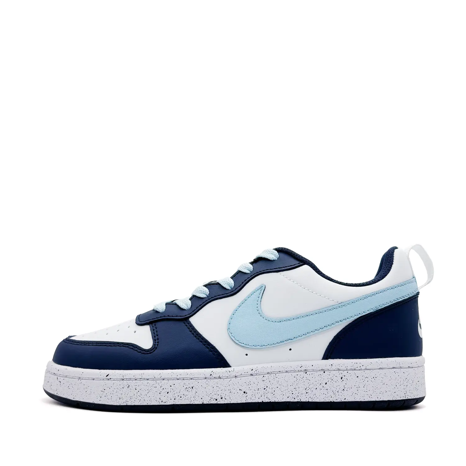 

Nike Court Borough Low 2 устойчивые к истиранию низкие детские скейтбординг кроссовки light blue для подростков