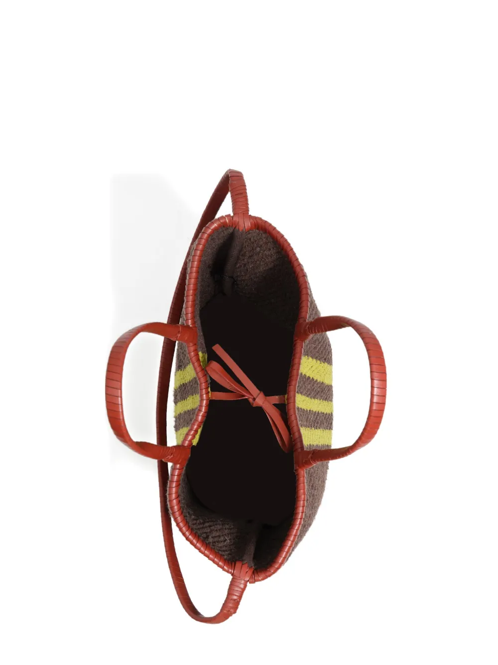 

Сумка-тоут с полосатым декором Bimba y Lola, коричневый