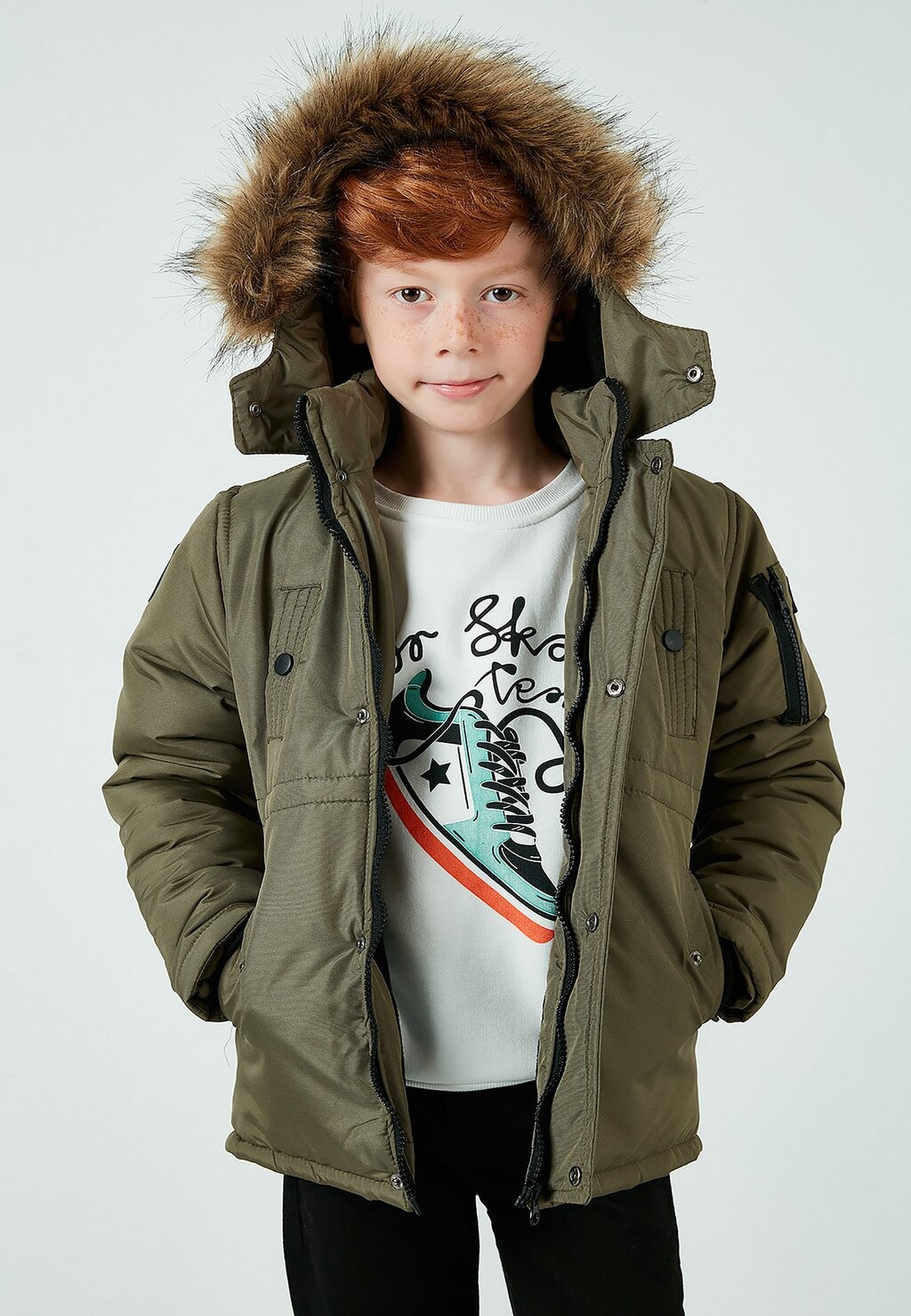 

Зимняя куртка REGULAR FIT LELA, цвет khaki