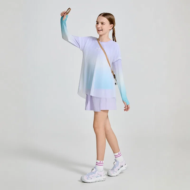 Футболка outdoor collection для подростков Under Armour, Norway Blue All over Print Color — фото 4