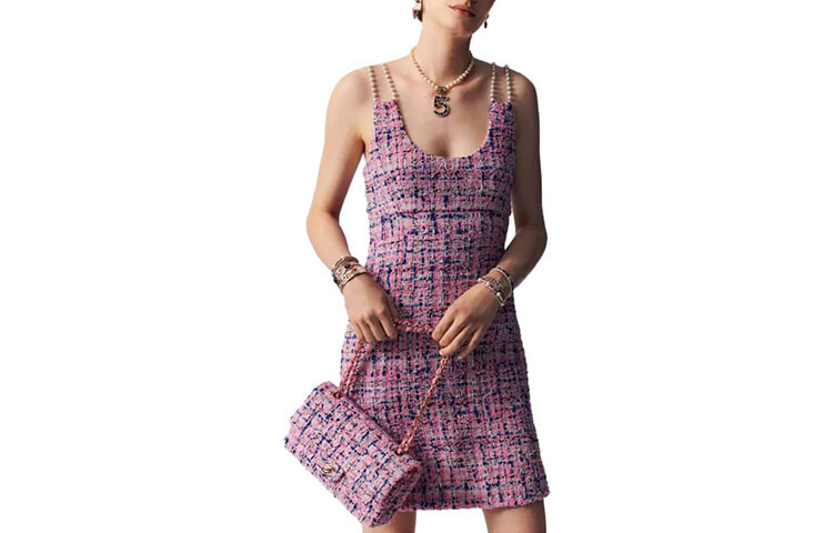 

Платье-комбинация Chanel, лиловый