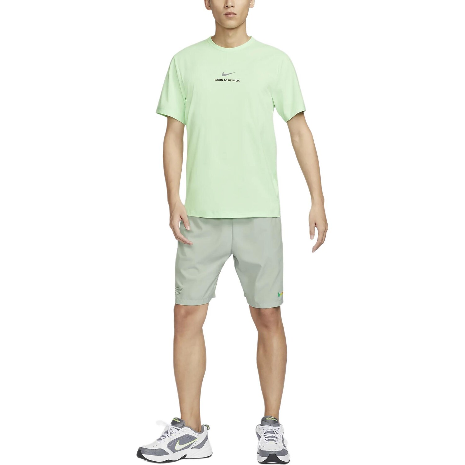 Футболка Dri-Fit мужская Vapor Green Nike, зеленый — фото 4