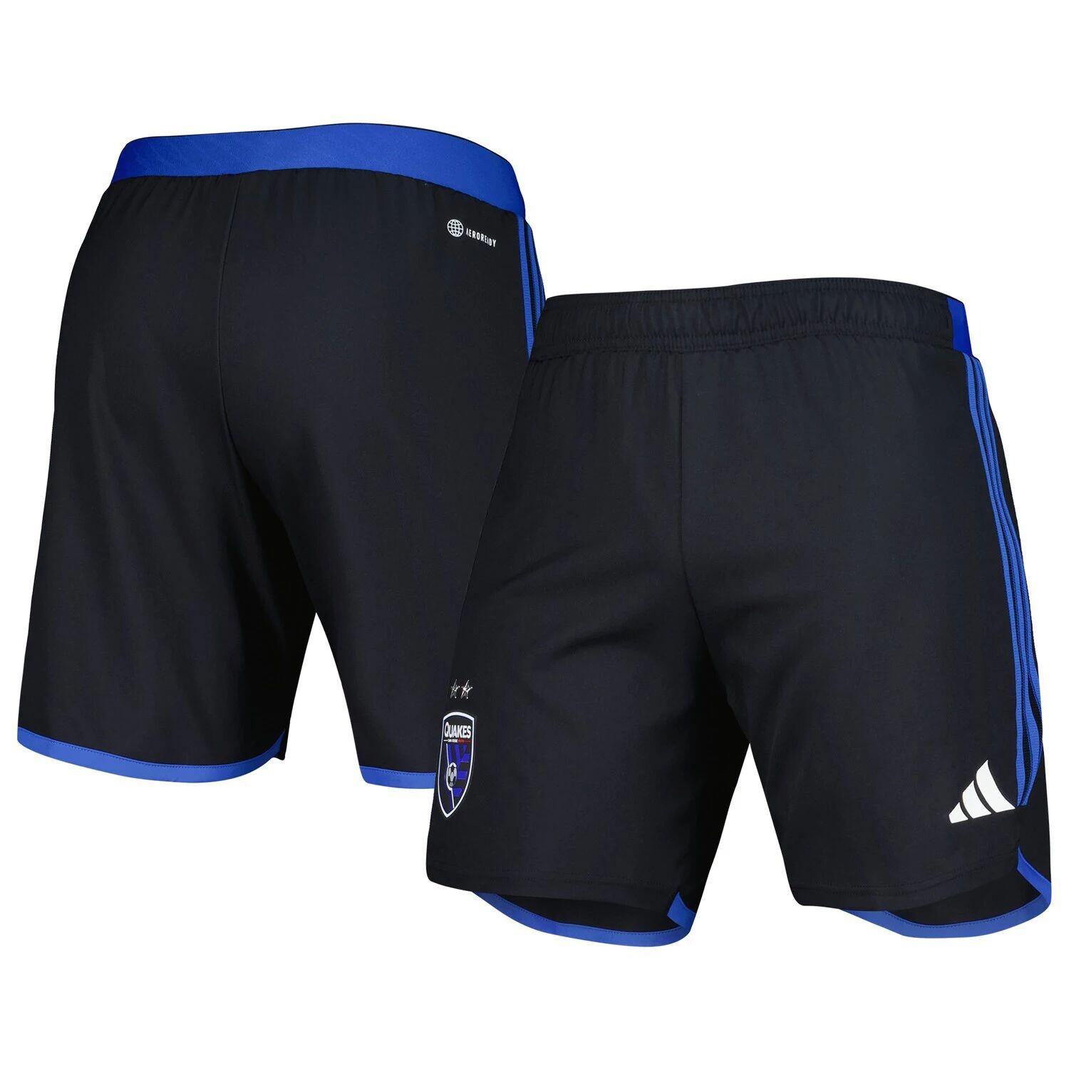 

Мужские черные выездные шорты San Jose Earthquakes 2023 AEROREADY Authentic adidas