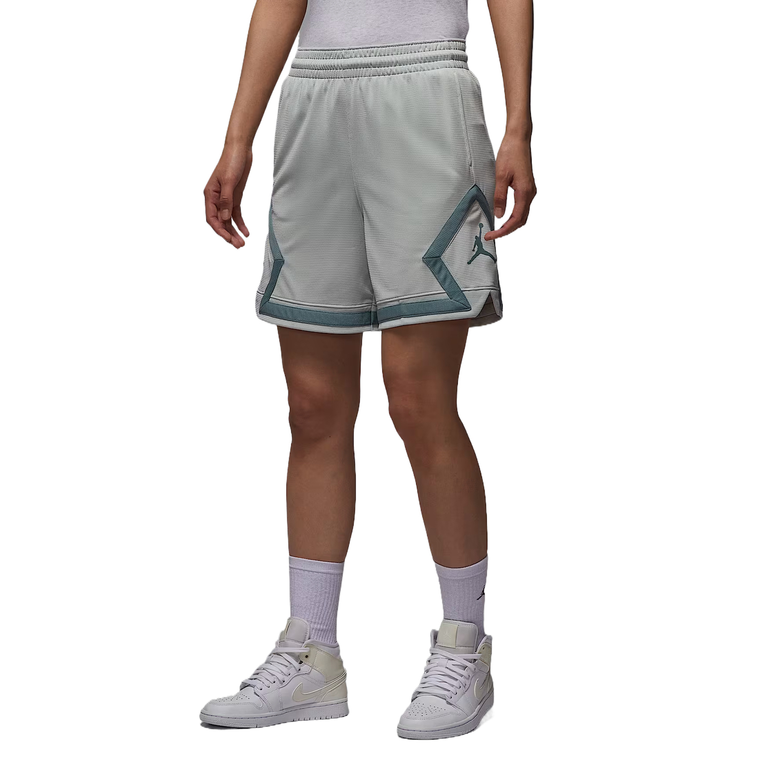 

Спортивные шорты SS25 баскетбольные женские Jordan, светло-серебристый