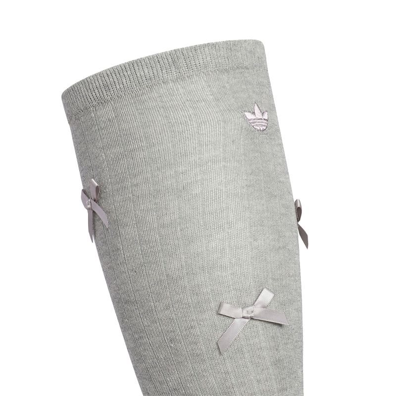Носочки Knee High для женщин, 1 пара, Gray Adidas Originals, серый — фото 2