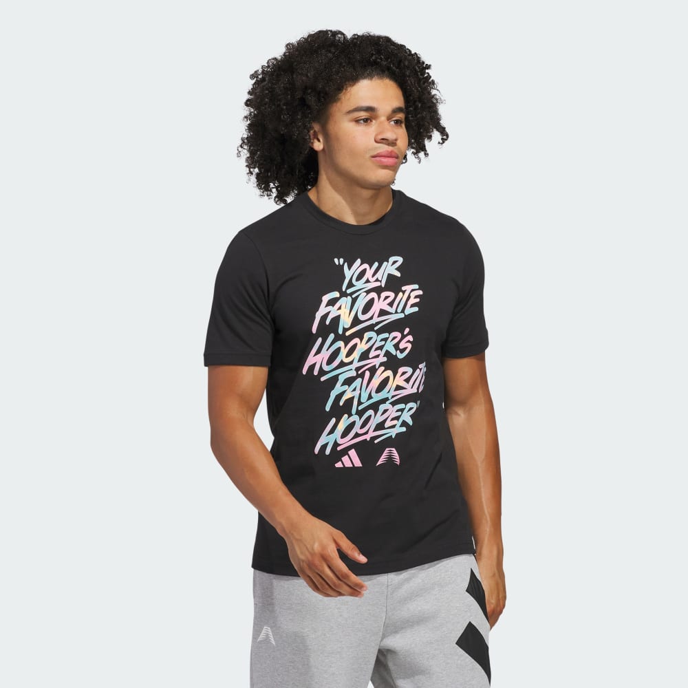 

Спортивная футболка Adidas Anthony Edwards Favorite Hooper Tee, черный