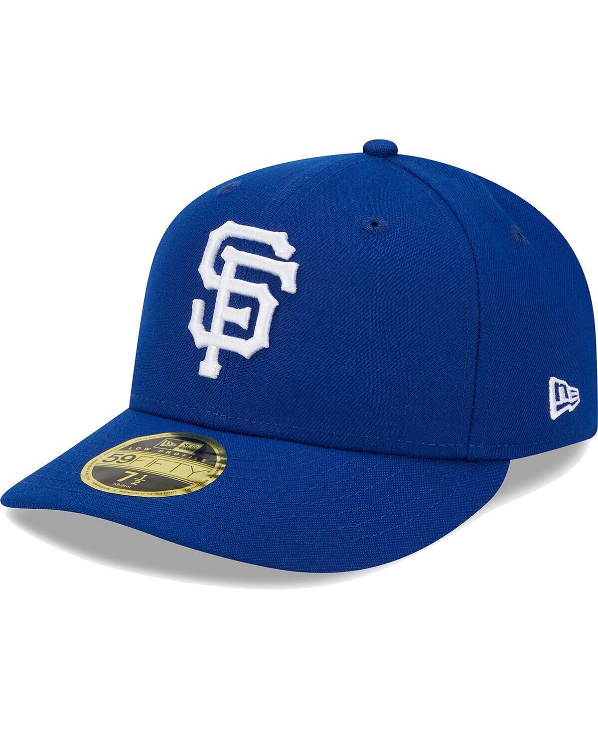 

Мужская низкопрофильная приталенная шляпа Royal San Francisco Giants белого цвета с логотипом 59FIFTY New Era
