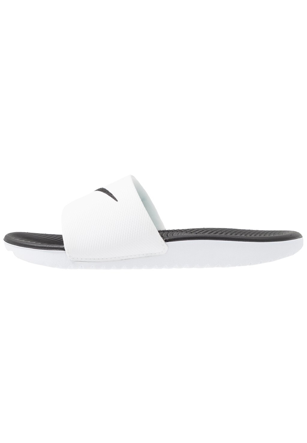 Пляжные тапочки и сандалии Kawa Slide Unisex Nike, белый/черный — фото 3