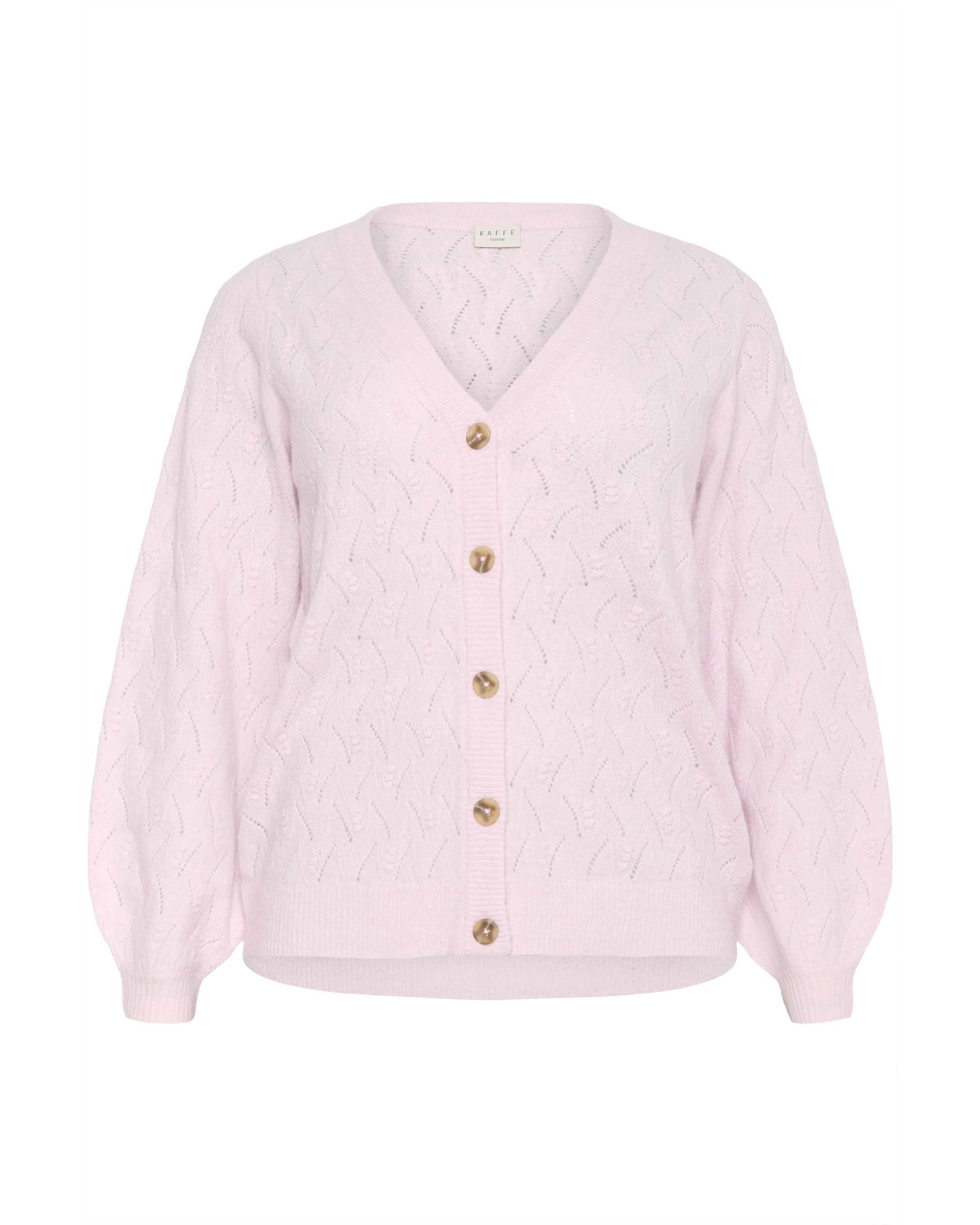 

KAFFE CURVE Кардиган 'Anita' вязаный в цвете Rose